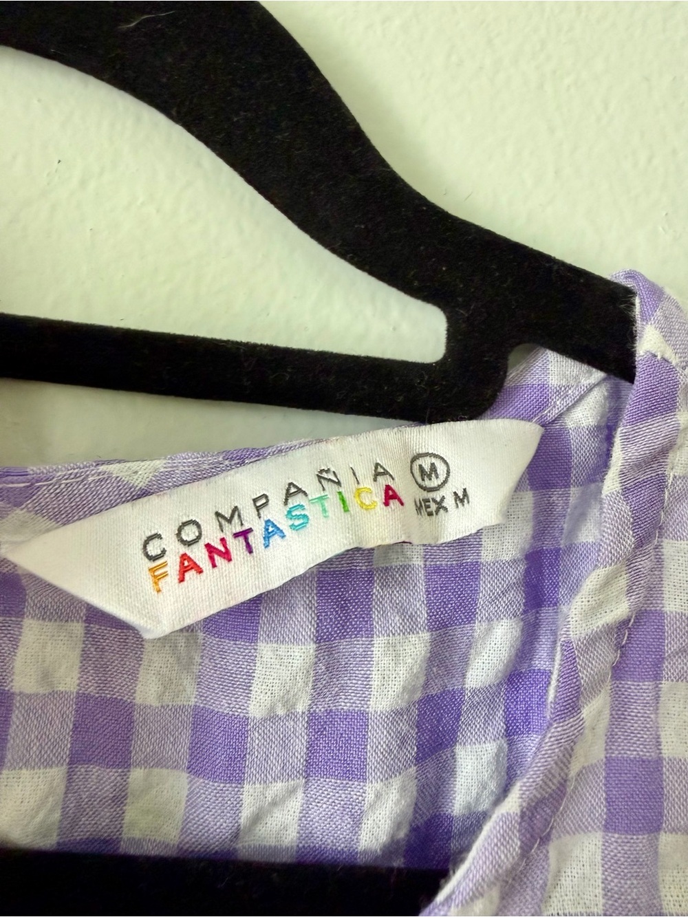 Sleeveless Lavender Gingham Tie-Waist Midi Dress 🧺🫧 - Picture 7 of 8